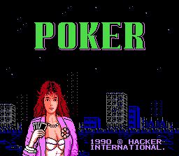 AV Poker (Homebrew) — Title screen